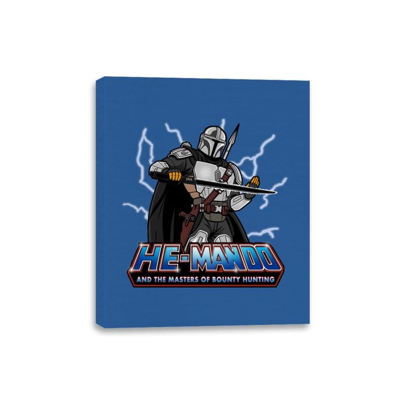 He-Mando Remix - Canvas Wraps Canvas Wraps RIPT Apparel 8x10 / Royal