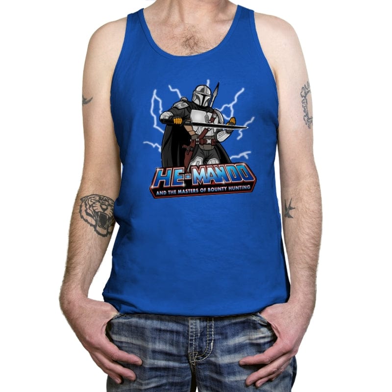 He-Mando Remix - Tanktop Tanktop RIPT Apparel X-Small / True Royal