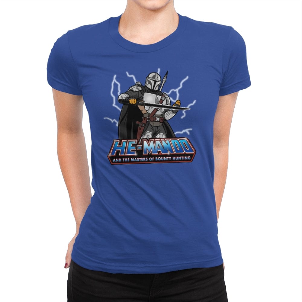 He-Mando Remix - Womens Premium T-Shirts RIPT Apparel Small / Royal