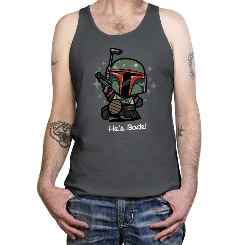 He's Back - Tanktop Tanktop RIPT Apparel X-Small / Asphalt