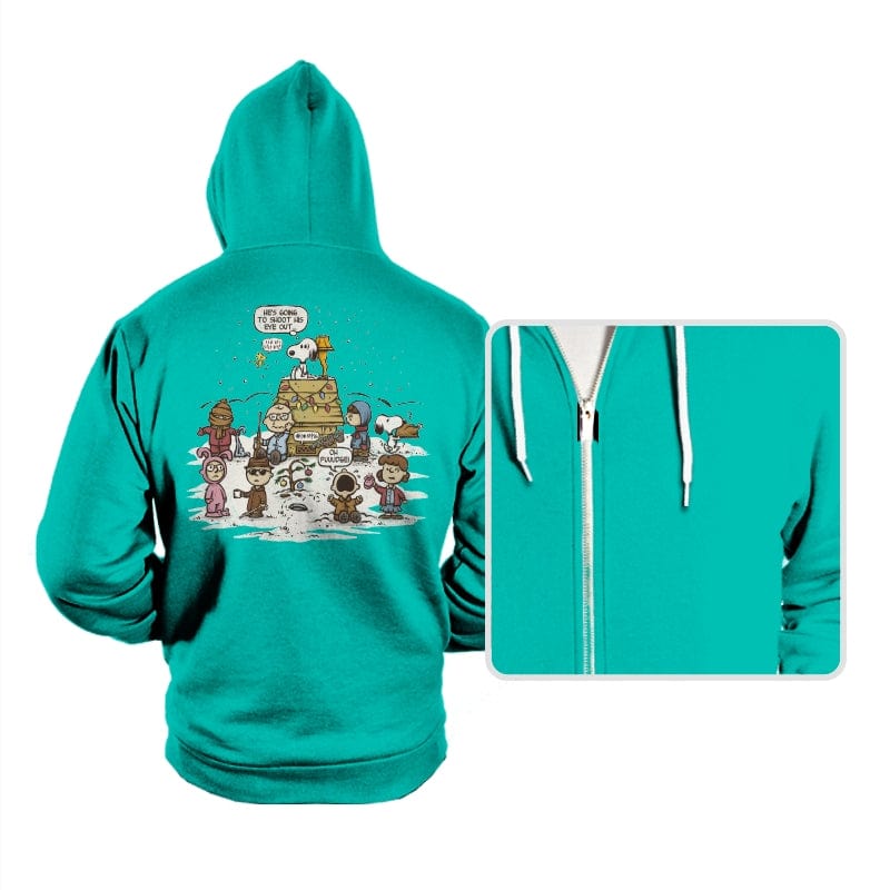 He's Going to Shoot His Eye Out! - Hoodies Hoodies RIPT Apparel Small / Teal