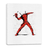 Head Thrower - Canvas Wraps Canvas Wraps RIPT Apparel 16x20 / White