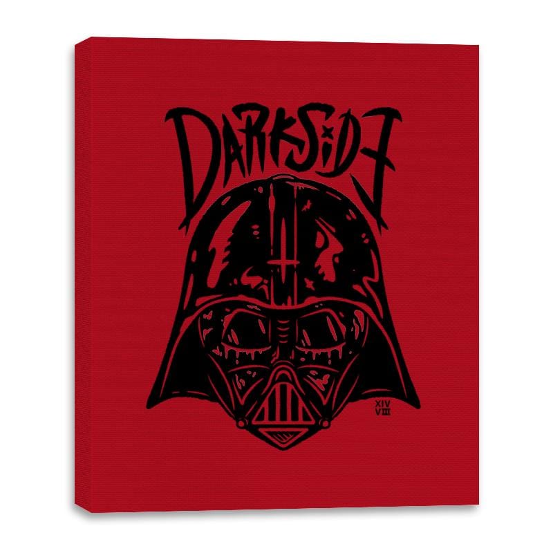 Heavy Breathing - Canvas Wraps Canvas Wraps RIPT Apparel 16x20 / Red