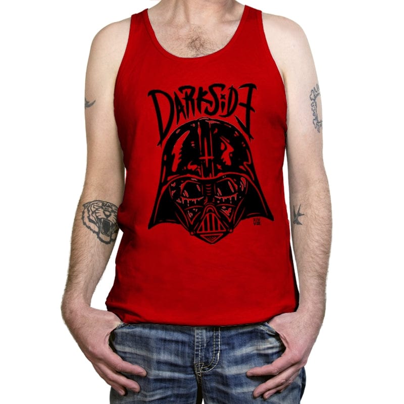 Heavy Breathing - Tanktop Tanktop RIPT Apparel X-Small / Red