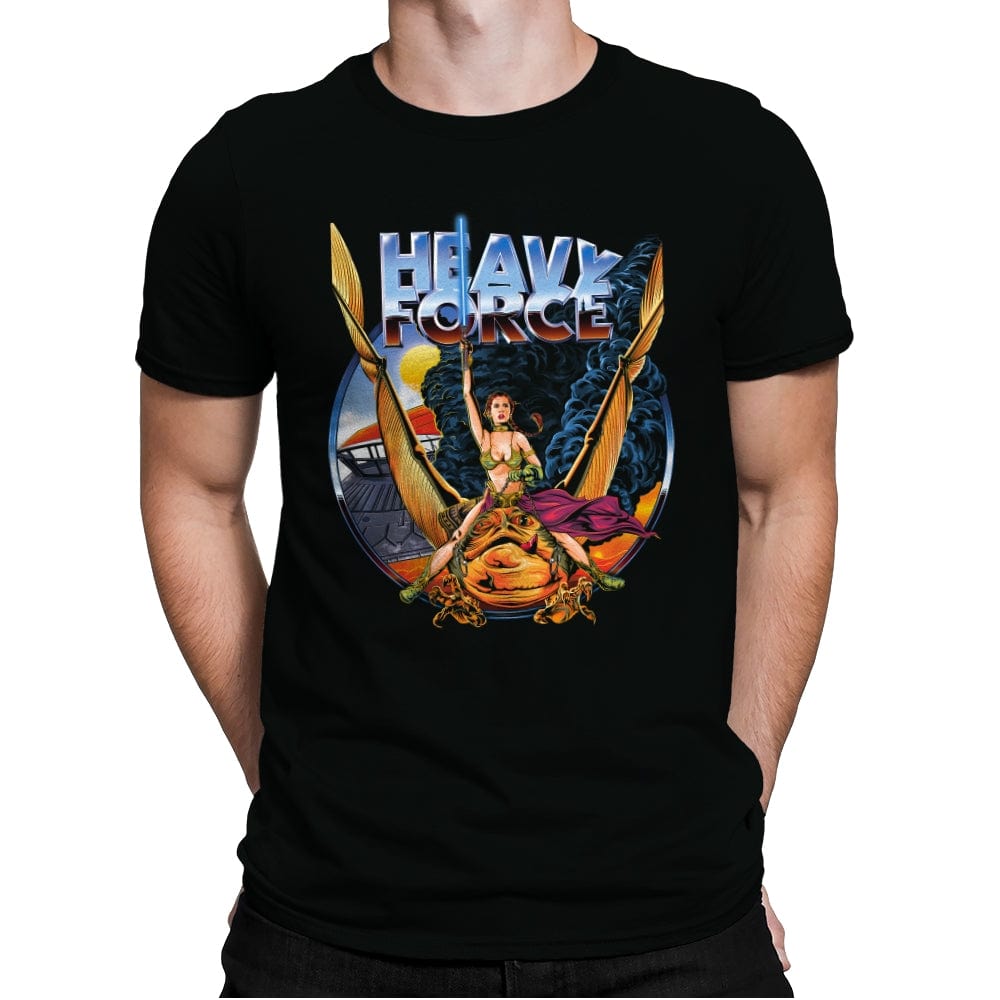 Heavy Force - Mens Premium T-Shirts RIPT Apparel Small / Black