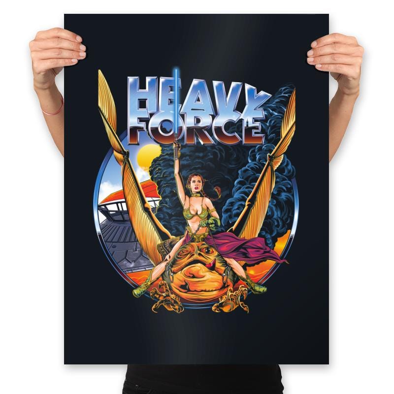 Heavy Force - Prints Posters RIPT Apparel 18x24 / Black