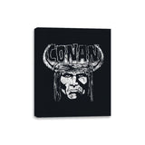 Heavy Metal Barbarian - Canvas Wraps Canvas Wraps RIPT Apparel 8x10 / Black