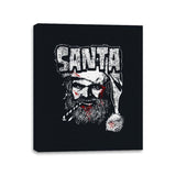 Heavy Metal Claus - Canvas Wraps Canvas Wraps RIPT Apparel 11x14 / Black