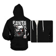 Heavy Metal Claus - Hoodies Hoodies RIPT Apparel Small / Black