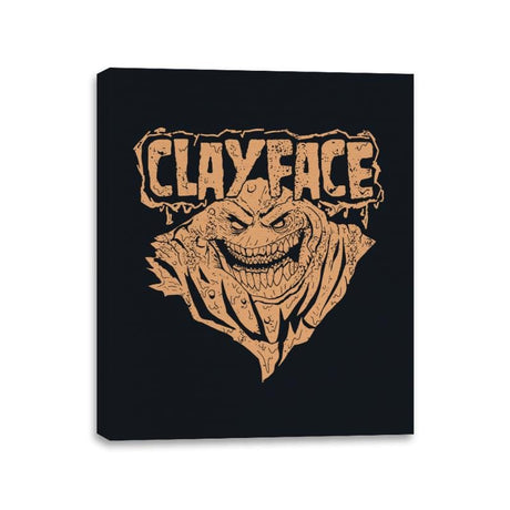 Heavy Metal Clay - Canvas Wraps Canvas Wraps RIPT Apparel 11x14 / Black