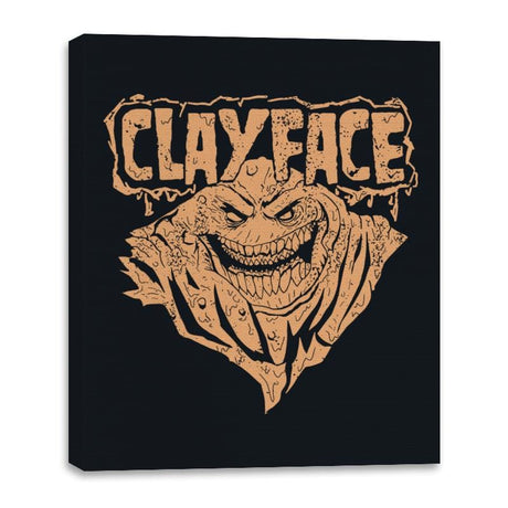 Heavy Metal Clay - Canvas Wraps Canvas Wraps RIPT Apparel 16x20 / Black