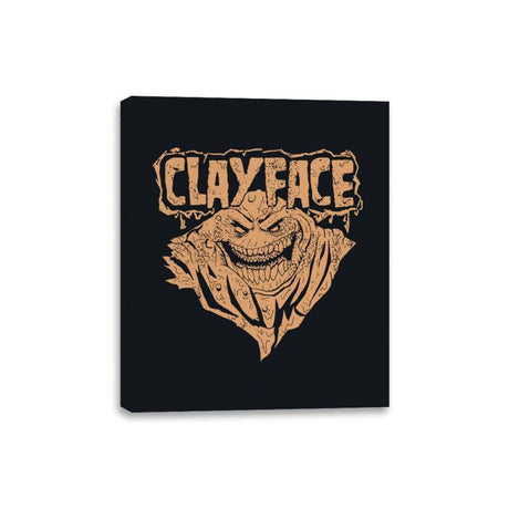 Heavy Metal Clay - Canvas Wraps Canvas Wraps RIPT Apparel 8x10 / Black