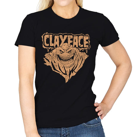 Heavy Metal Clay - Womens T-Shirts RIPT Apparel Small / Black