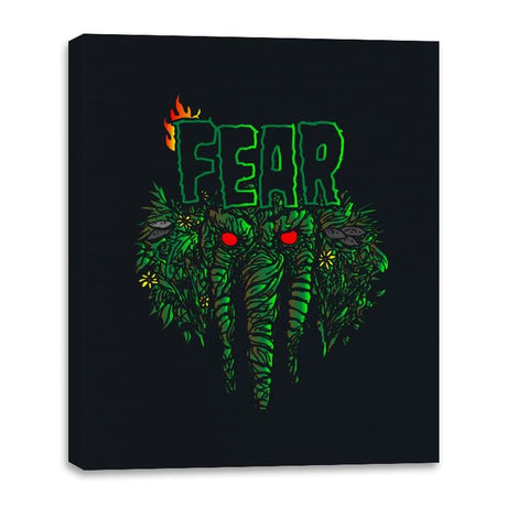 Heavy Metal Fear - Canvas Wraps Canvas Wraps RIPT Apparel 16x20 / Black