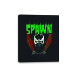 Heavy Metal Fire - Canvas Wraps Canvas Wraps RIPT Apparel 8x10 / Black