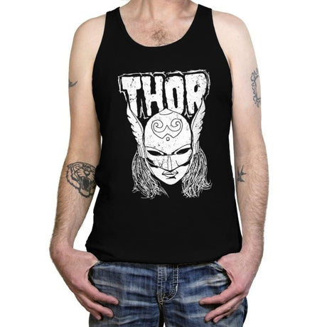 Heavy Metal Goddess  - Tanktop Tanktop RIPT Apparel X-Small / Black