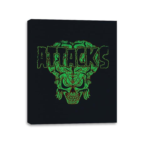 Heavy Metal Invasion - Canvas Wraps Canvas Wraps RIPT Apparel 11x14 / Black