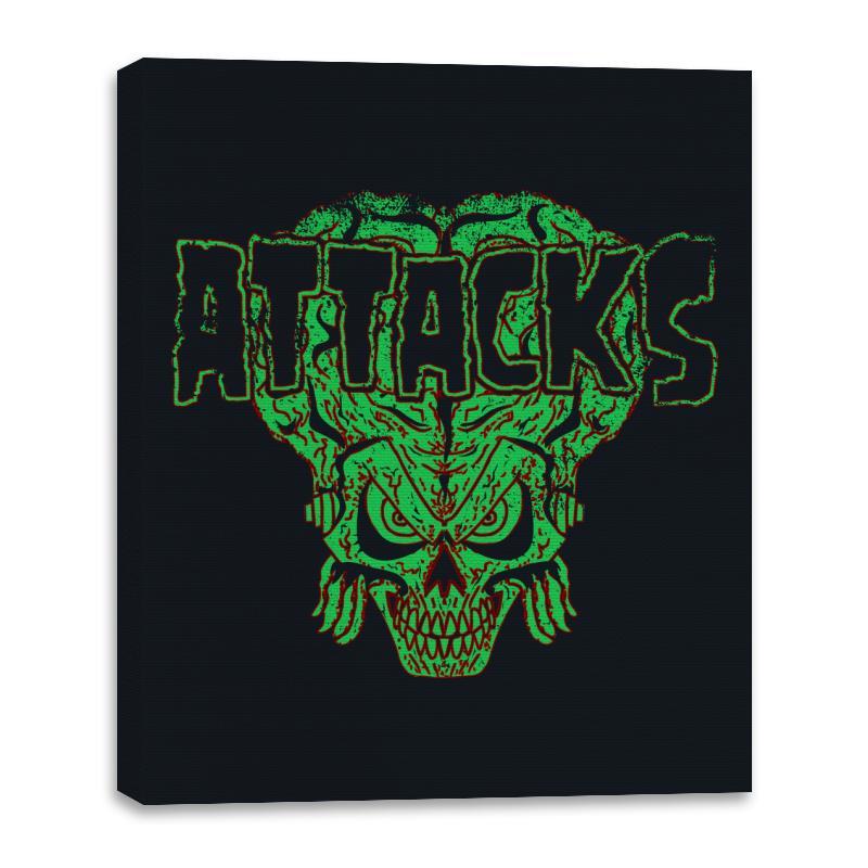 Heavy Metal Invasion - Canvas Wraps Canvas Wraps RIPT Apparel 16x20 / Black