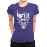 Heavy Metal Laughing-Bat - Anytime - Womens Premium T-Shirts RIPT Apparel Small / Purple Rush