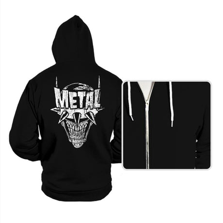 Heavy Metal Laughing-Bat - Hoodies Hoodies RIPT Apparel