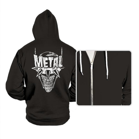 Heavy Metal Laughing-Bat - Hoodies Hoodies RIPT Apparel Small / Black