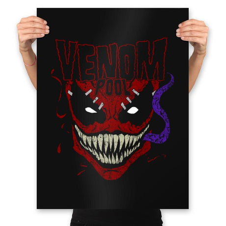 Heavy Metal Merc - Prints Posters RIPT Apparel 18x24 / Black