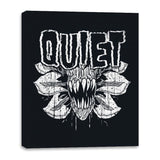 Heavy Metal Quiet - Canvas Wraps Canvas Wraps RIPT Apparel 16x20 / Black