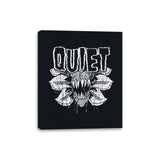 Heavy Metal Quiet - Canvas Wraps Canvas Wraps RIPT Apparel 8x10 / Black