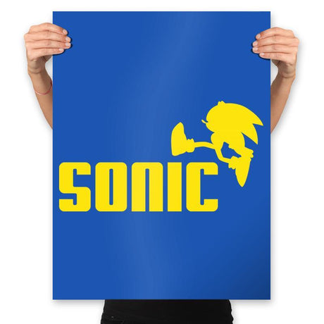 Hedgehog - Prints Posters RIPT Apparel 18x24 / Royal