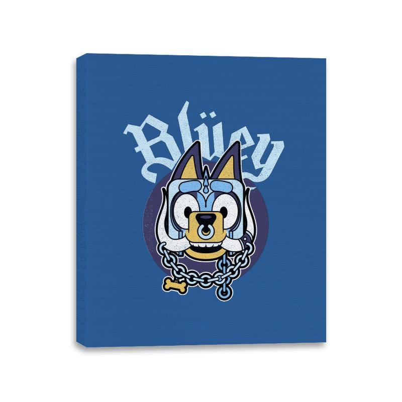 Heeler Head - Canvas Wraps Canvas Wraps RIPT Apparel 11x14 / Royal