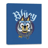 Heeler Head - Canvas Wraps Canvas Wraps RIPT Apparel 16x20 / Royal