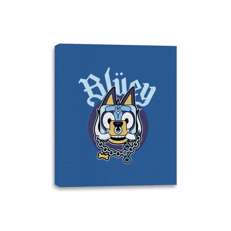 Heeler Head - Canvas Wraps Canvas Wraps RIPT Apparel 8x10 / Royal