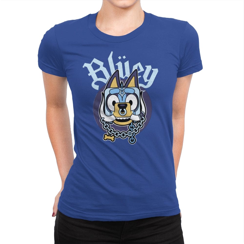 Heeler Head - Womens Premium T-Shirts RIPT Apparel Small / Royal