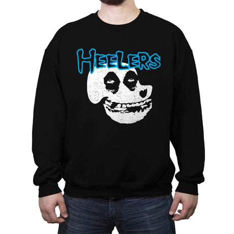 Heelers - Crew Neck Sweatshirt Crew Neck Sweatshirt RIPT Apparel Small / Black