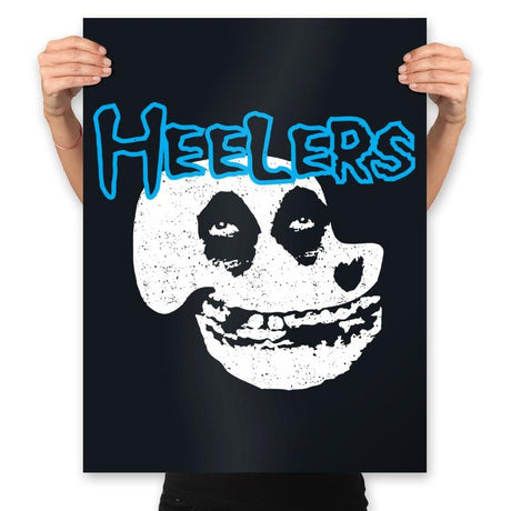 Heelers - Prints Posters RIPT Apparel 18x24 / Black