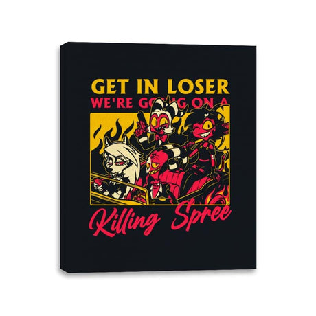 Hell Boss Meme - Canvas Wraps Canvas Wraps RIPT Apparel 11x14 / Black