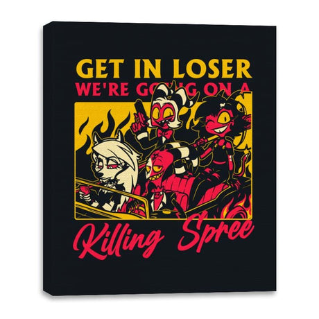 Hell Boss Meme - Canvas Wraps Canvas Wraps RIPT Apparel 16x20 / Black