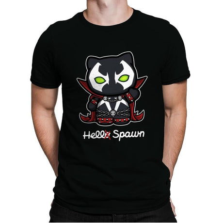 Hell-o Spawn - Mens Premium T-Shirts RIPT Apparel Small / Black