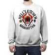 Hell´s Kitchen Club - Crew Neck Sweatshirt Crew Neck Sweatshirt RIPT Apparel Small / White