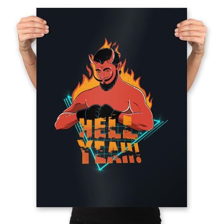 Hell Yeah - Prints Posters RIPT Apparel 18x24 / Black