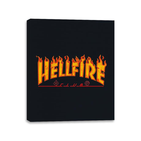 Hellfire Club - Canvas Wraps Canvas Wraps RIPT Apparel 11x14 / Black