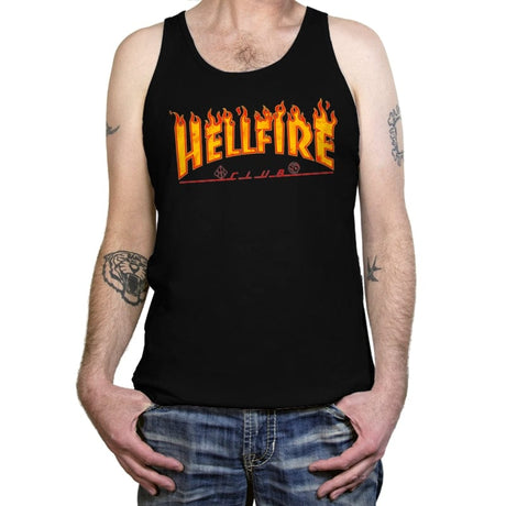 Hellfire Club - Tanktop Tanktop RIPT Apparel X-Small / Black