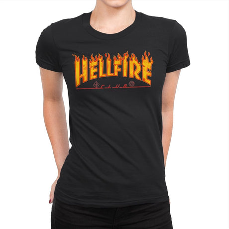 Hellfire Club - Womens Premium T-Shirts RIPT Apparel Small / Black