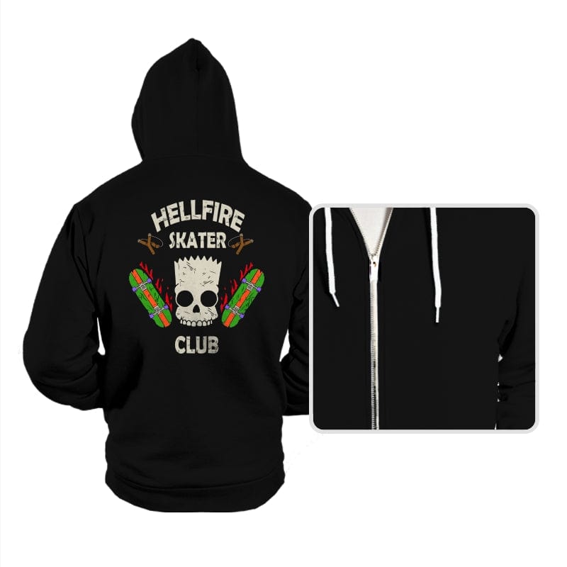 Hellfire Skater Club - Hoodies Hoodies RIPT Apparel Small / Black