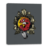 Hellfish Squad - Best Seller - Canvas Wraps Canvas Wraps RIPT Apparel 16x20 / Charcoal