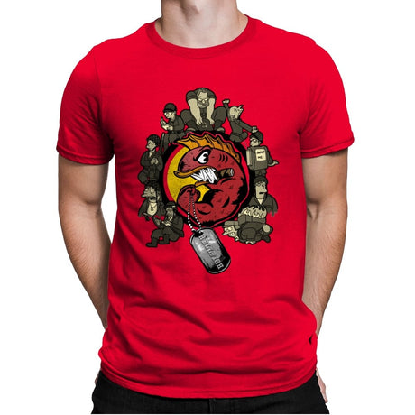 Hellfish Squad - Best Seller - Mens Premium T-Shirts RIPT Apparel Small / Red