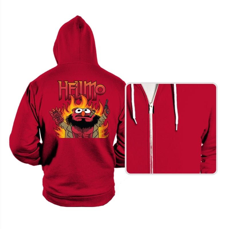 Hellmo - Hoodies Hoodies RIPT Apparel Small / Red