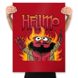 Hellmo - Prints Posters RIPT Apparel 18x24 / Red