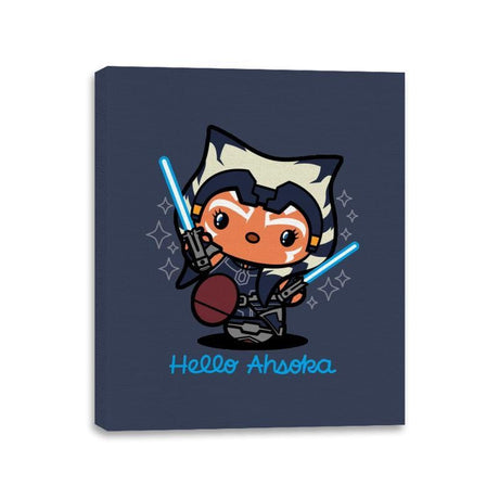 Hello Ahsoka - Canvas Wraps Canvas Wraps RIPT Apparel 11x14 / Navy