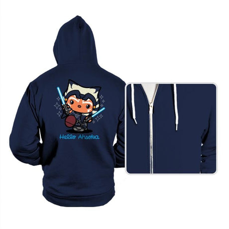 Hello Ahsoka - Hoodies Hoodies RIPT Apparel Small / Navy